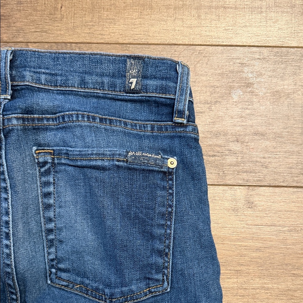 💕 7 For All Mankind Medium Blue Skinny Jeans - Picture 8 of 8